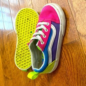 Vans multi color sneakers